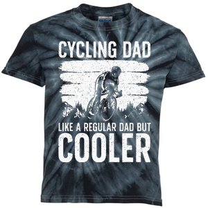 Cool Cycling For Dad Men Bicycling Bikers Bicycle Bike Rider Kids Tie-Dye T-Shirt