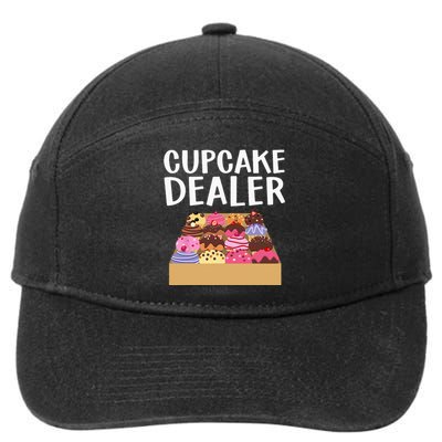 Cool Cupcake For Men Women Baking Cookie Baker Cake Dealer 7-Panel Snapback Hat