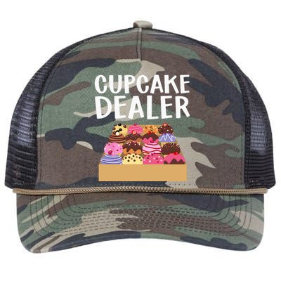 Cool Cupcake For Men Women Baking Cookie Baker Cake Dealer Retro Rope Trucker Hat Cap