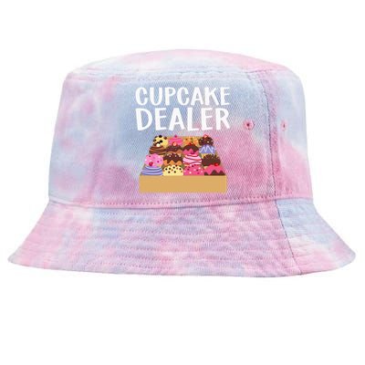 Cool Cupcake For Men Women Baking Cookie Baker Cake Dealer Tie-Dyed Bucket Hat