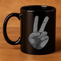 Cool Checkered For  Wo Checker Pattern Checkerboard 11oz C Handle Ceramic Mug