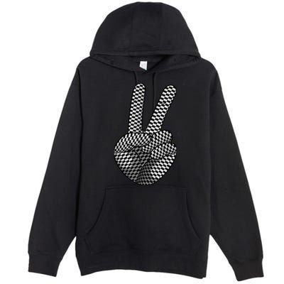 Cool Checkered For  Wo Checker Pattern Checkerboard Premium Pullover Hoodie