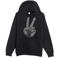 Cool Checkered For  Wo Checker Pattern Checkerboard Premium Pullover Hoodie