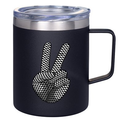 Cool Checkered For  Wo Checker Pattern Checkerboard 12oz Stainless Steel Coffee Mug