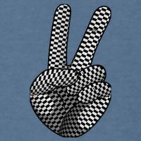 Cool Checkered For  Wo Checker Pattern Checkerboard Garment-Dyed Sweatshirt