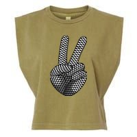 Cool Checkered For  Wo Checker Pattern Checkerboard Garment-Dyed Women's Muscle Tee