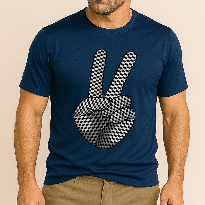 Cool Checkered For  Wo Checker Pattern Checkerboard Performance Shirt