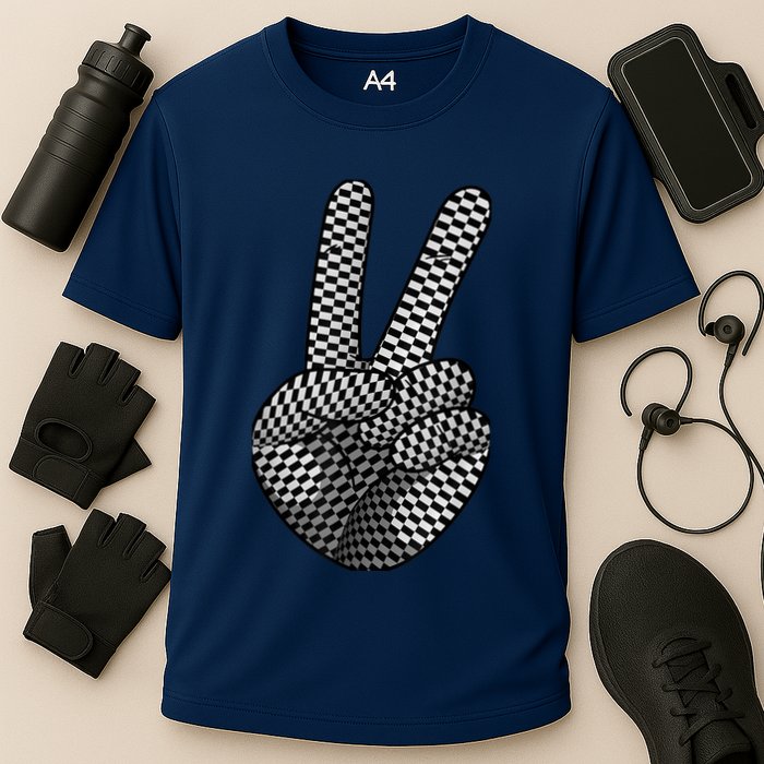 Cool Checkered For  Wo Checker Pattern Checkerboard Performance Shirt