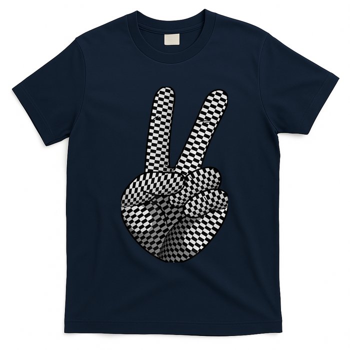 Cool Checkered For  Wo Checker Pattern Checkerboard T-Shirt