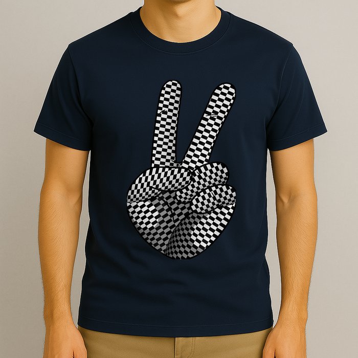 Cool Checkered For  Wo Checker Pattern Checkerboard T-Shirt