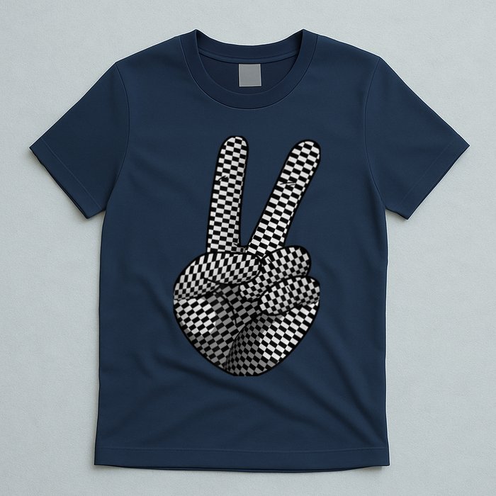 Cool Checkered For  Wo Checker Pattern Checkerboard T-Shirt
