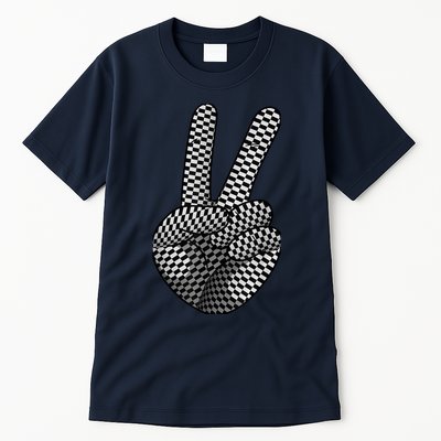 Cool Checkered For  Wo Checker Pattern Checkerboard Tall T-Shirt
