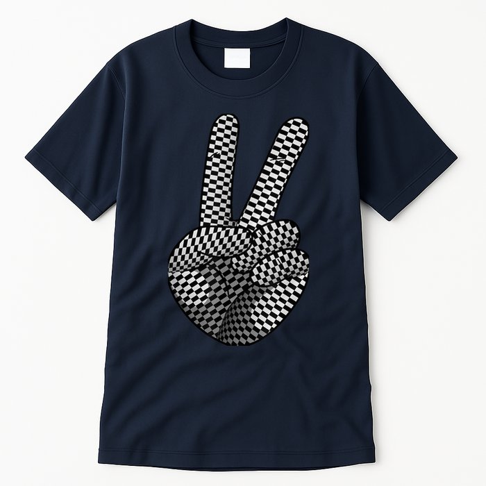 Cool Checkered For  Wo Checker Pattern Checkerboard Tall T-Shirt
