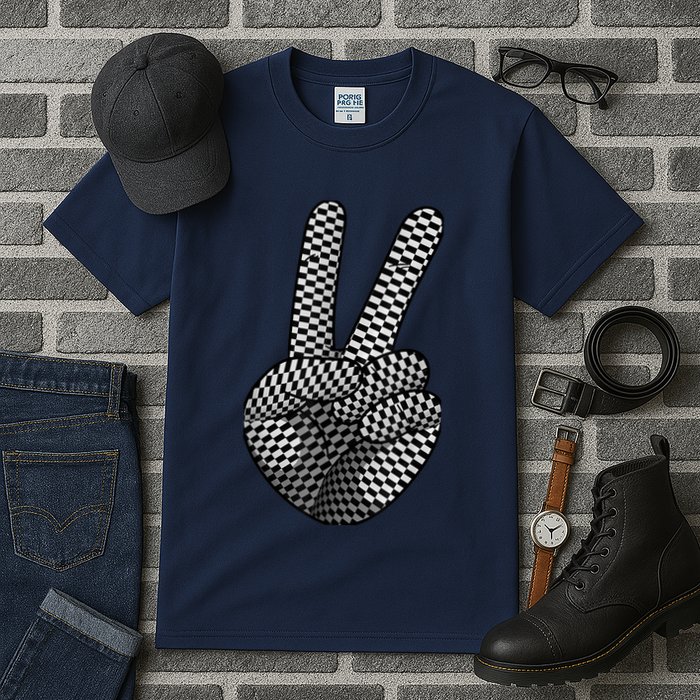 Cool Checkered For  Wo Checker Pattern Checkerboard Tall T-Shirt