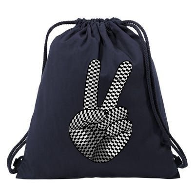 Cool Checkered For  Wo Checker Pattern Checkerboard Drawstring Bag