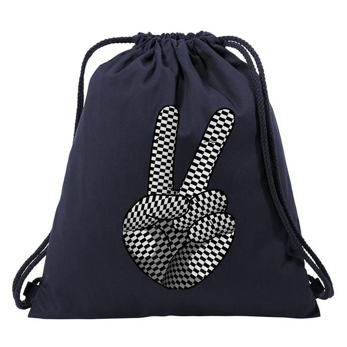 Cool Checkered For  Wo Checker Pattern Checkerboard Drawstring Bag