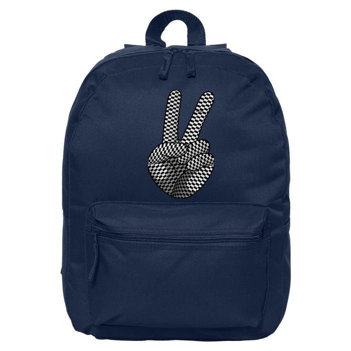 Cool Checkered For  Wo Checker Pattern Checkerboard 16 in Basic Backpack