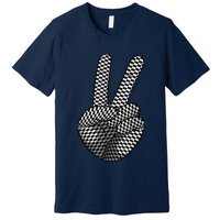 Cool Checkered For  Wo Checker Pattern Checkerboard Premium T-Shirt