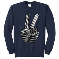 Cool Checkered For  Wo Checker Pattern Checkerboard Tall Sweatshirt