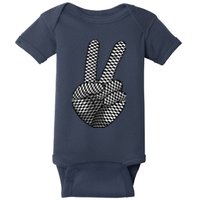 Cool Checkered For  Wo Checker Pattern Checkerboard Baby Bodysuit