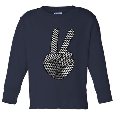 Cool Checkered For  Wo Checker Pattern Checkerboard Toddler Long Sleeve Shirt