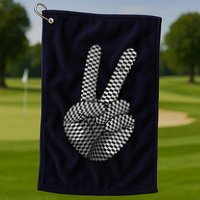 Cool Checkered For  Wo Checker Pattern Checkerboard Golf Towel