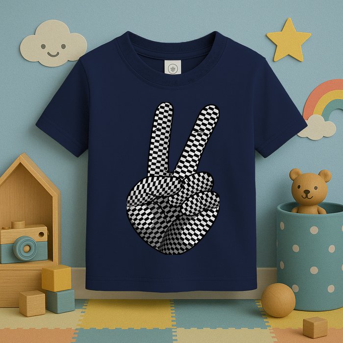 Cool Checkered For  Wo Checker Pattern Checkerboard Toddler T-Shirt