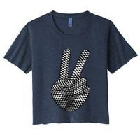 Cool Checkered For  Wo Checker Pattern Checkerboard Crop Top