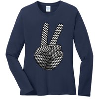Cool Checkered For  Wo Checker Pattern Checkerboard Ladies Long Sleeve Shirt