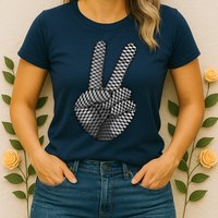 Cool Checkered For  Wo Checker Pattern Checkerboard Womens T-Shirt