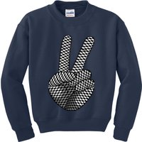 Cool Checkered For  Wo Checker Pattern Checkerboard Kids Sweatshirt