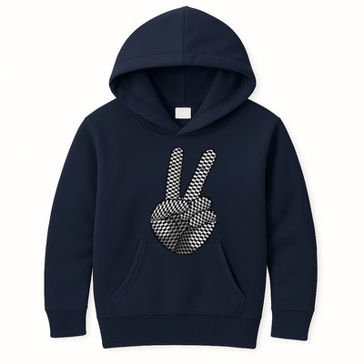 Cool Checkered For  Wo Checker Pattern Checkerboard Kids Hoodie