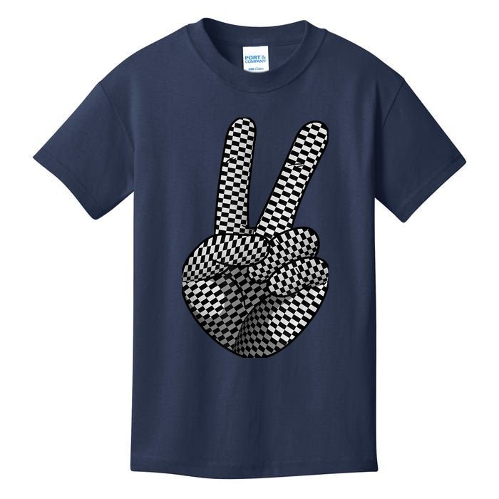 Cool Checkered For  Wo Checker Pattern Checkerboard Kids T-Shirt