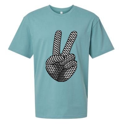 Cool Checkered For  Wo Checker Pattern Checkerboard Sueded Cloud Jersey T-Shirt