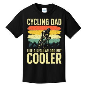 Cool Cycling For Dad Men Bicycling Bikers Bicycle Bike Rider Kids T-Shirt