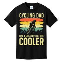 Cool Cycling For Dad Men Bicycling Bikers Bicycle Bike Rider Kids T-Shirt