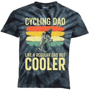 Cool Cycling For Dad Men Bicycling Bikers Bicycle Bike Rider Kids Tie-Dye T-Shirt