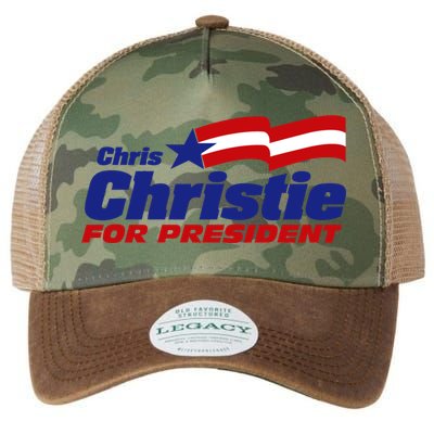 Chris Christie For President 2024 Election Legacy Tie Dye Trucker Hat