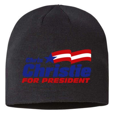 Chris Christie For President 2024 Election Sustainable Beanie
