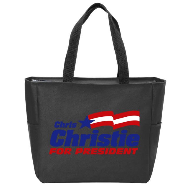 Chris Christie For President 2024 Election Zip Tote Bag