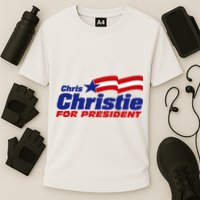 Chris Christie For President 2024 Election Cooling Performance Crew T-Shirt