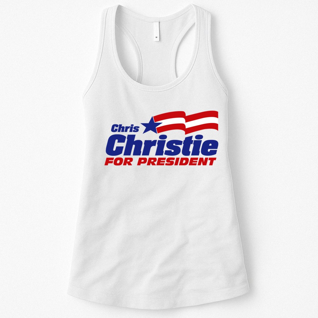 Chris Christie For President 2024 Election Womens Tank Top