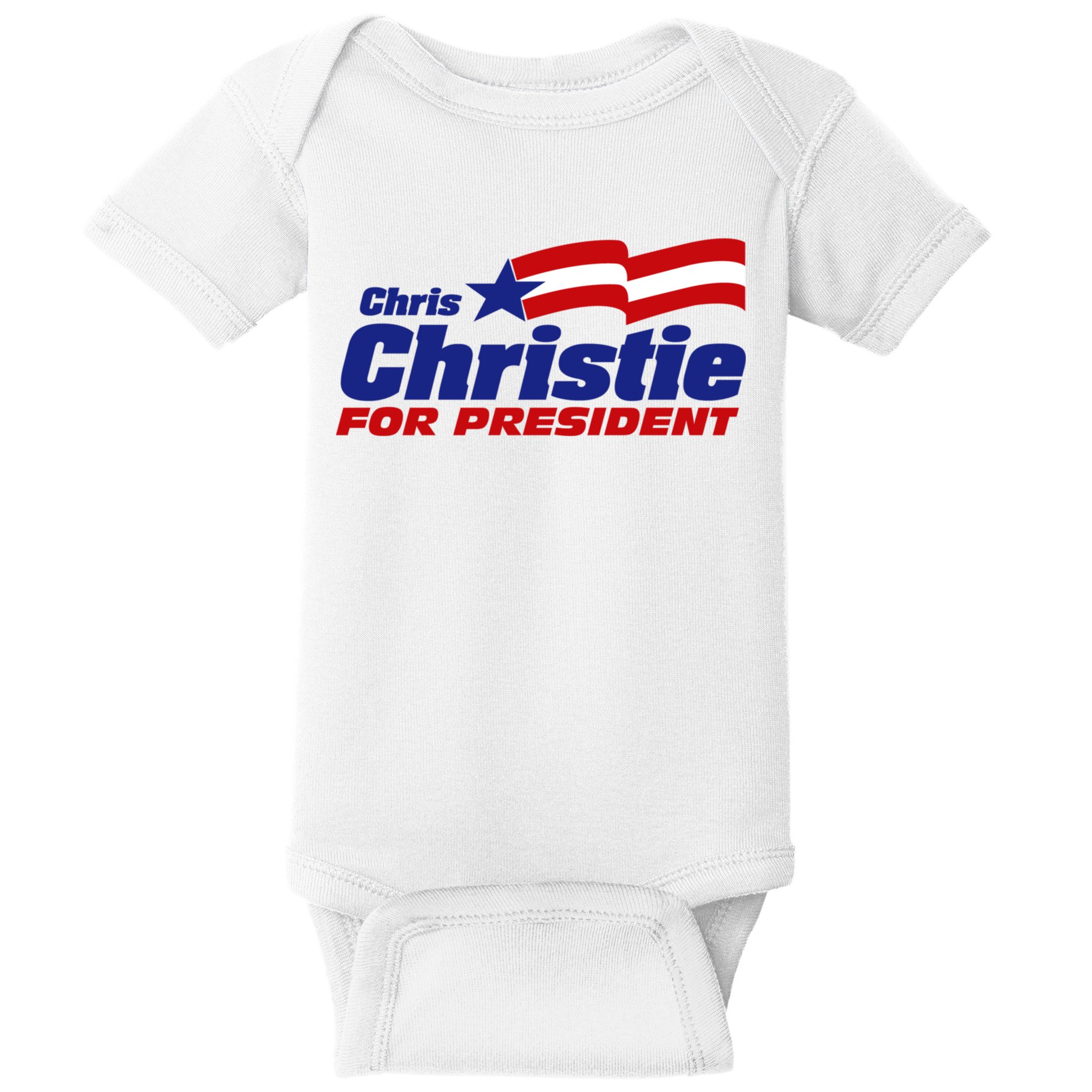 Chris Christie For President 2024 Election Baby Bodysuit