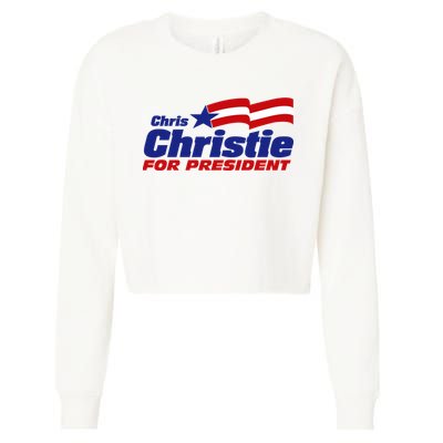Chris Christie For President 2024 Election Cropped Pullover Crew
