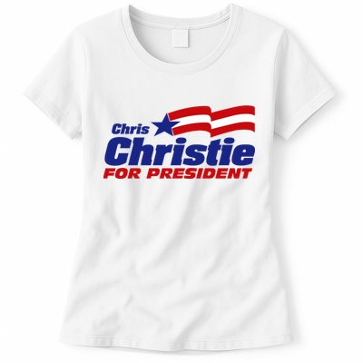 Chris Christie For President 2024 Election Womens T-Shirt