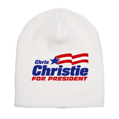 Chris Christie For President 2024 Election Short Acrylic Beanie