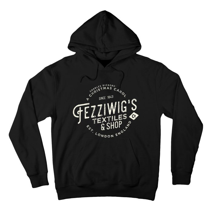 Christmas Carol Fezziwigs Scrooge Holiday Design Hoodie