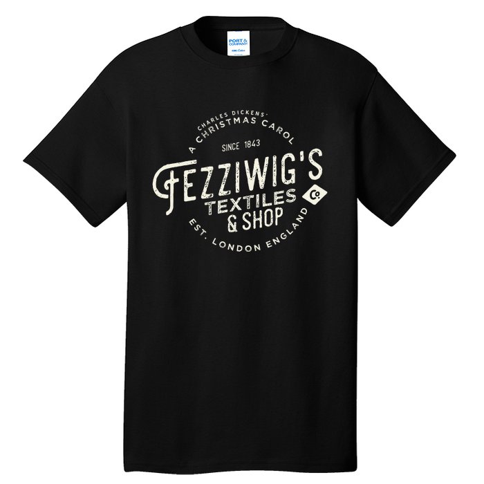 Christmas Carol Fezziwigs Scrooge Holiday Design Tall T-Shirt