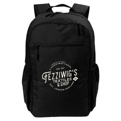Christmas Carol Fezziwigs Scrooge Holiday Design Daily Commute Backpack