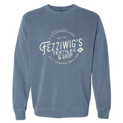 Christmas Carol Fezziwigs Scrooge Holiday Design Garment-Dyed Sweatshirt